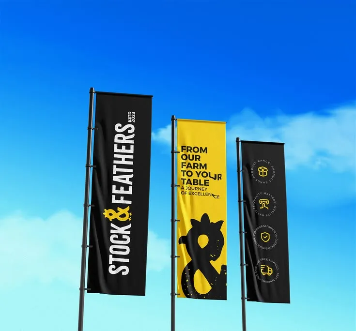 Advertising flag Printing Dubai