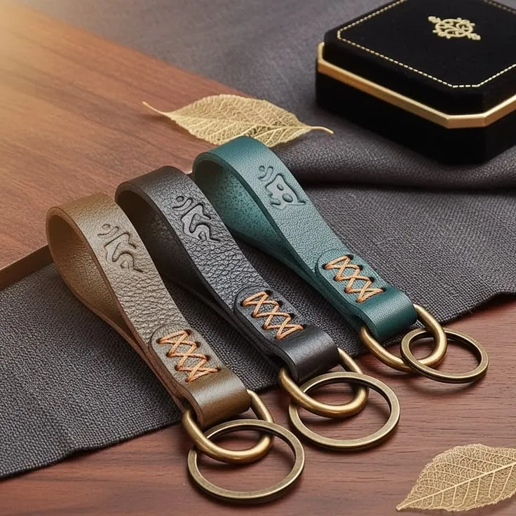 Leather Keychain Printing Dubai