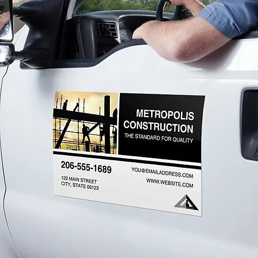 Car Door Magnet Printing Dubai