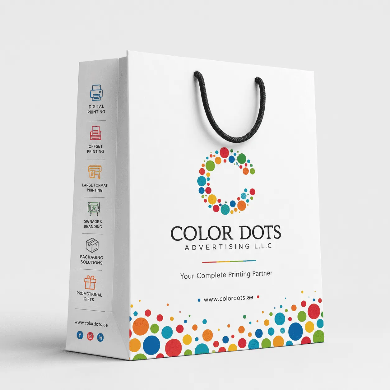 Custom Paper Bag Printing Dubai