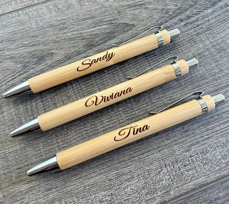 Wooden Pen Engraving Dubai